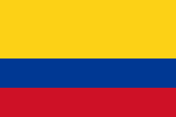 Flag colors of Columbia